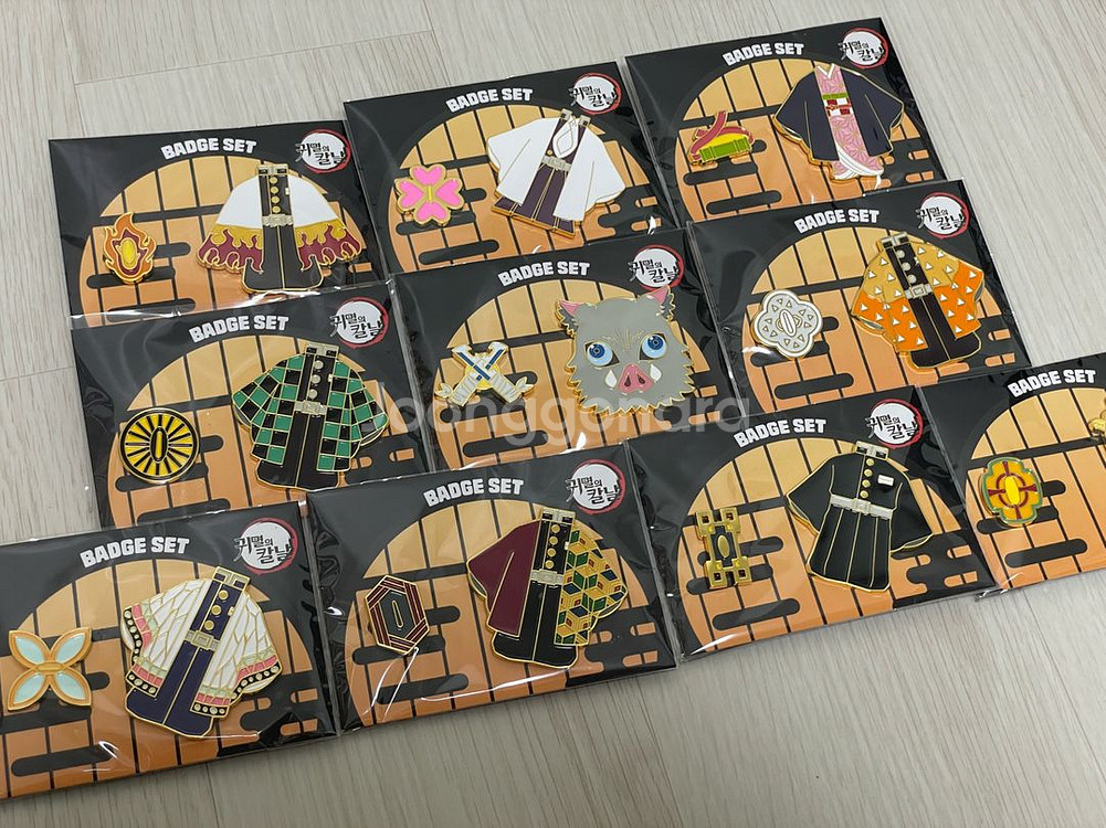 귀멸의칼날 CGV 뱃지 1탄 전종세트--2