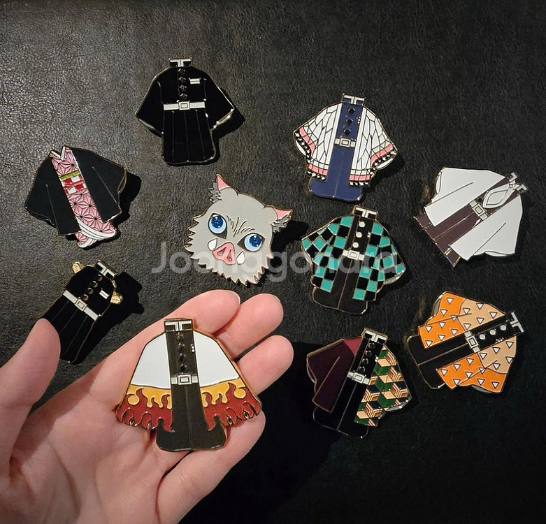 귀멸의칼날 CGV 뱃지 1탄 전종세트--1