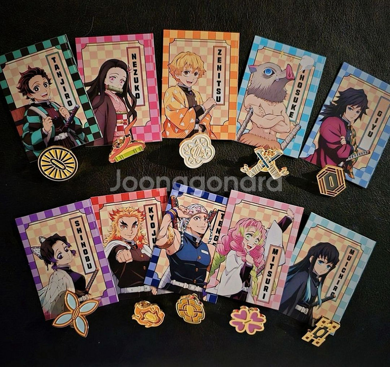 귀멸의칼날 CGV 뱃지 1탄 전종세트--0