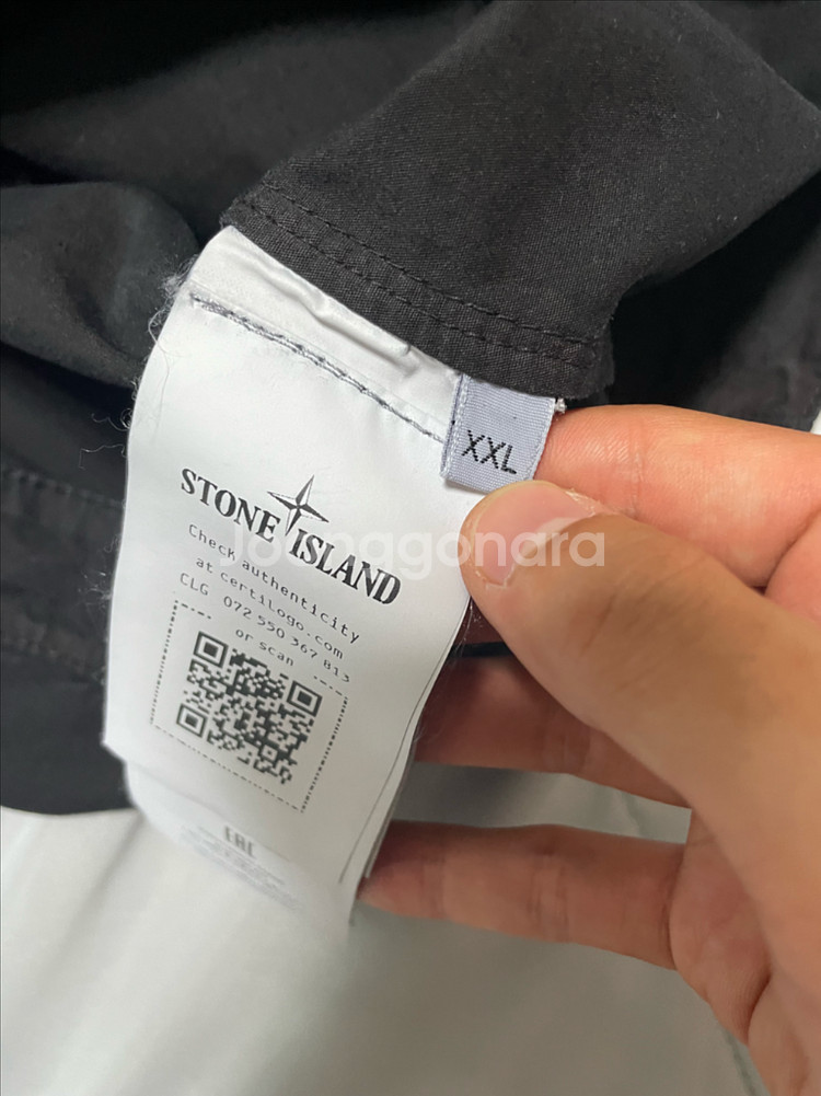 25fw 스톤아일랜드 오버셔츠 블랙 XXL--5