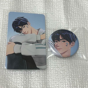 플레이브 Xblush 중국 잡지 매거진 캔뱃지+포토카드