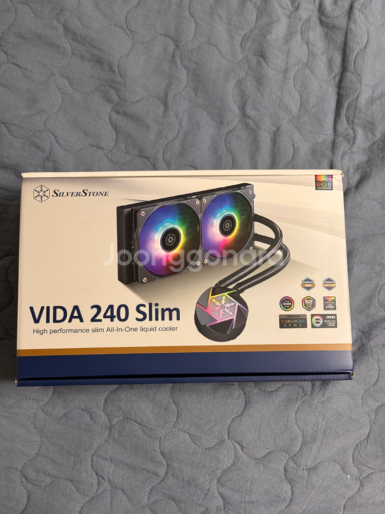 Sliverstone Vida 240 Slim 수냉쿨러--0