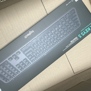 로지텍 mx keys s 정발 블랙 미사용