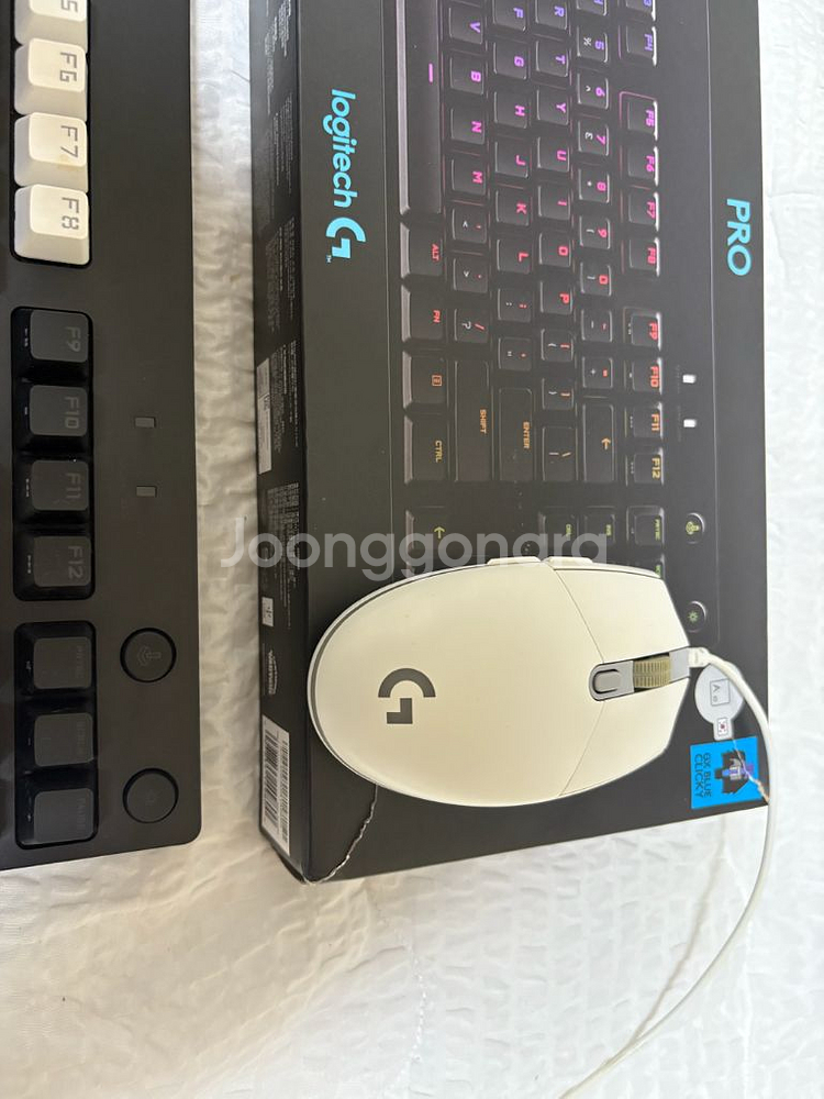 로지텍 유선 게이밍 키보드 G7 Pro + 마우스--2