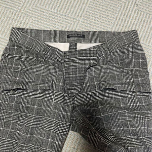 발망 체크무늬바지 허리 28