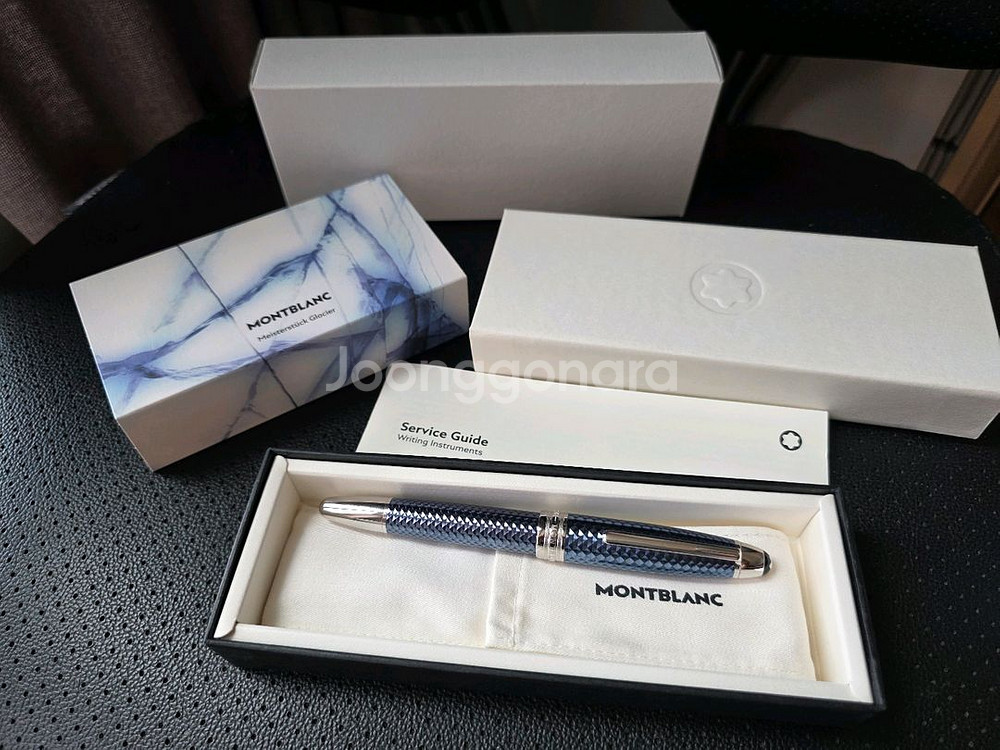 몽블랑 솔리테어 글래시어 르그랑 만년필 (F닙)--1