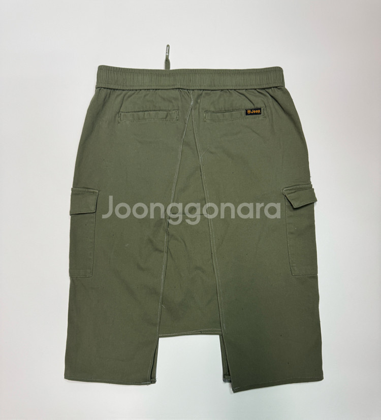 여성 지프 JEEP 23년도 카고 밴딩 치마 28--1