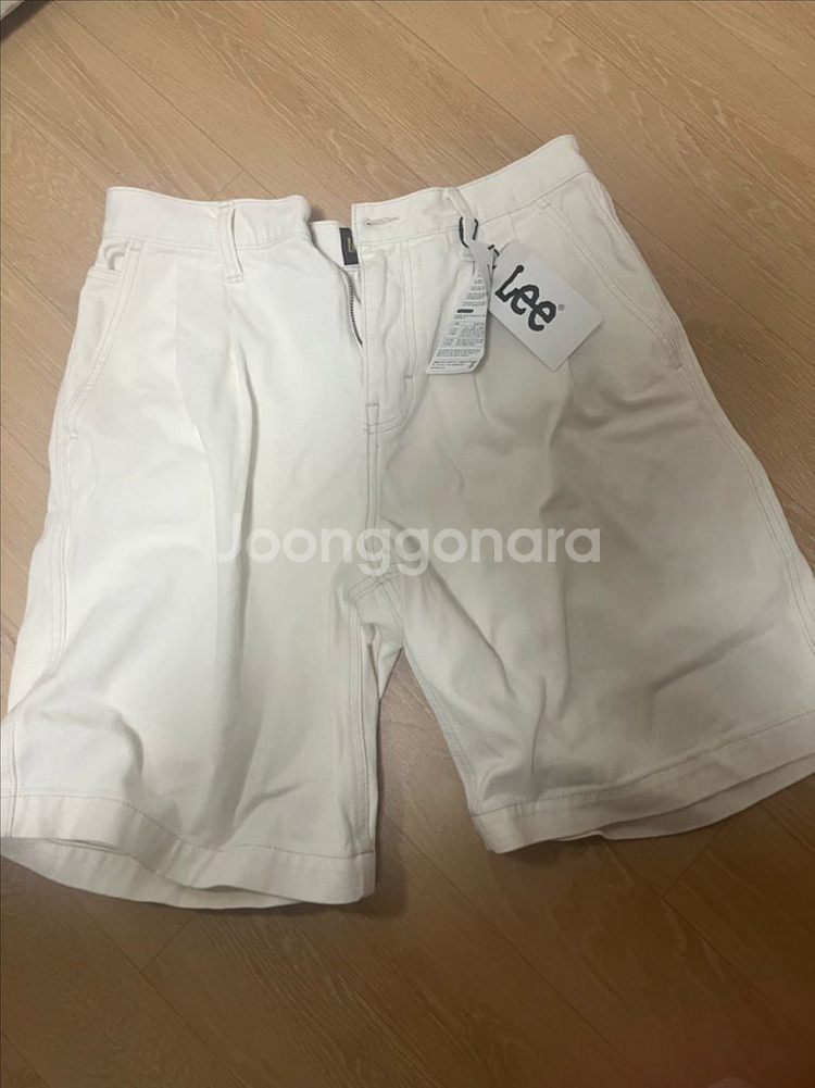 lee 흰색 반 바지--3