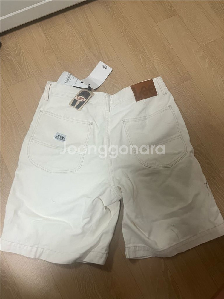 lee 흰색 반 바지--4
