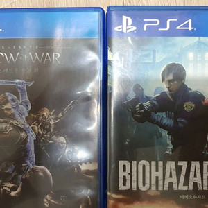 ps4 바이오하자드 RE2 미들어스 섀도우오브워 쉐도우