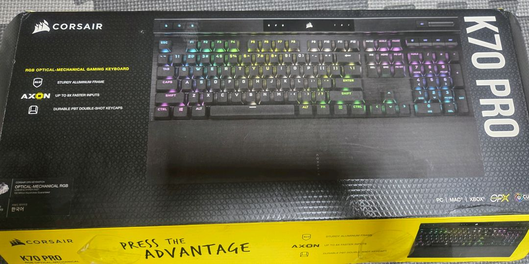 커세어 k70 pro opx 광적축 급처--3
