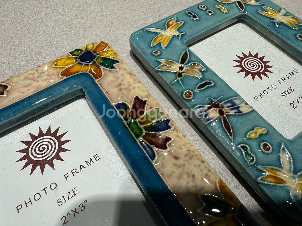 유리 액자 세트--2