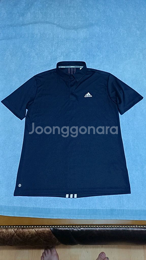 아디다스골프 기능성티 100 가슴52 기장71--0