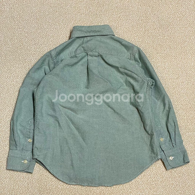 (정품) 폴로 키즈 빅포니 그린 남방 4T--2