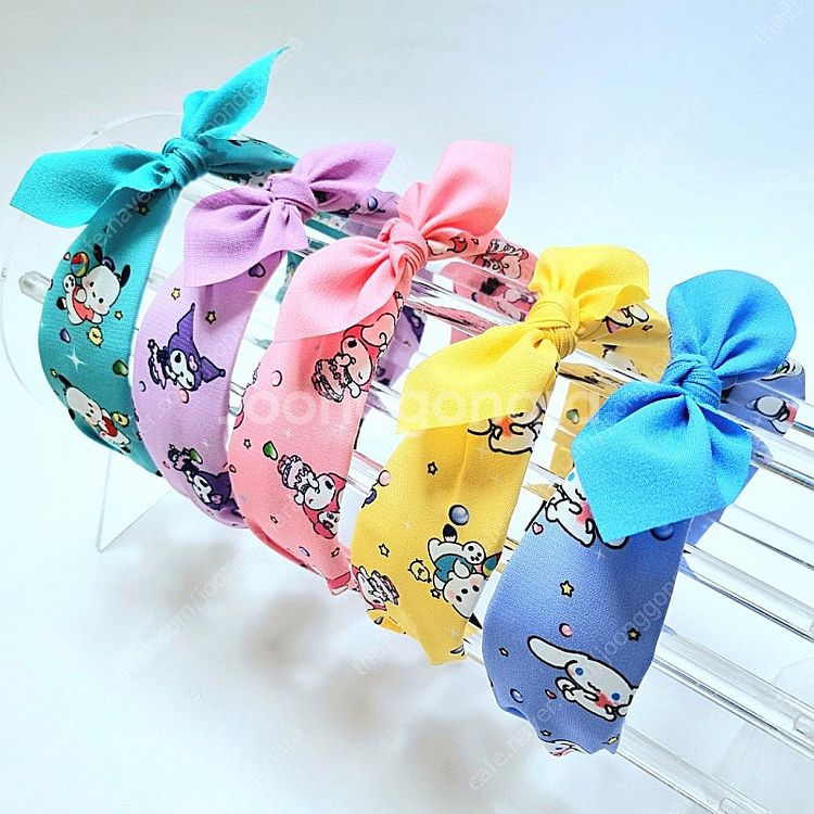 여아 산리오 머리띠 촬영용 새상품--0