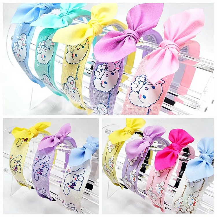 여아 산리오 시나모롤 머리띠 새상품 몇가지--0