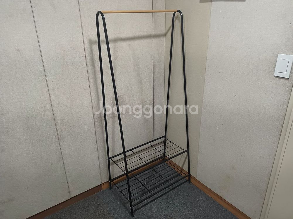 오늘의집 철제 2단 선반 행거 (66x38x15)--1