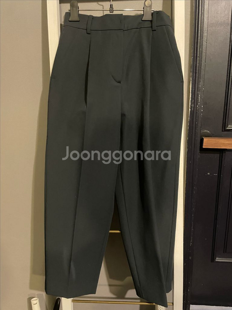 노미나떼 클래식 테이퍼드 팬츠S 딥그린--5