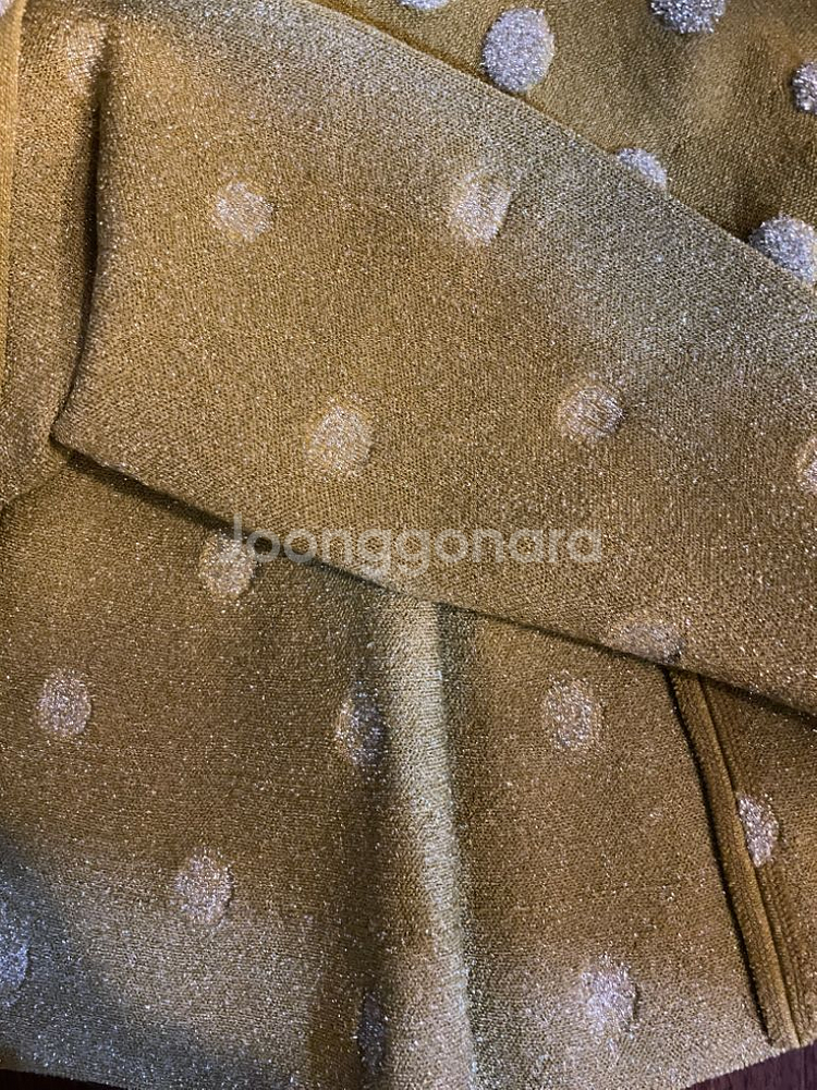 럭키슈에트 도트 스커트--3