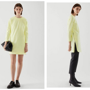 COS 코스 지퍼장식 원피스 44사이즈