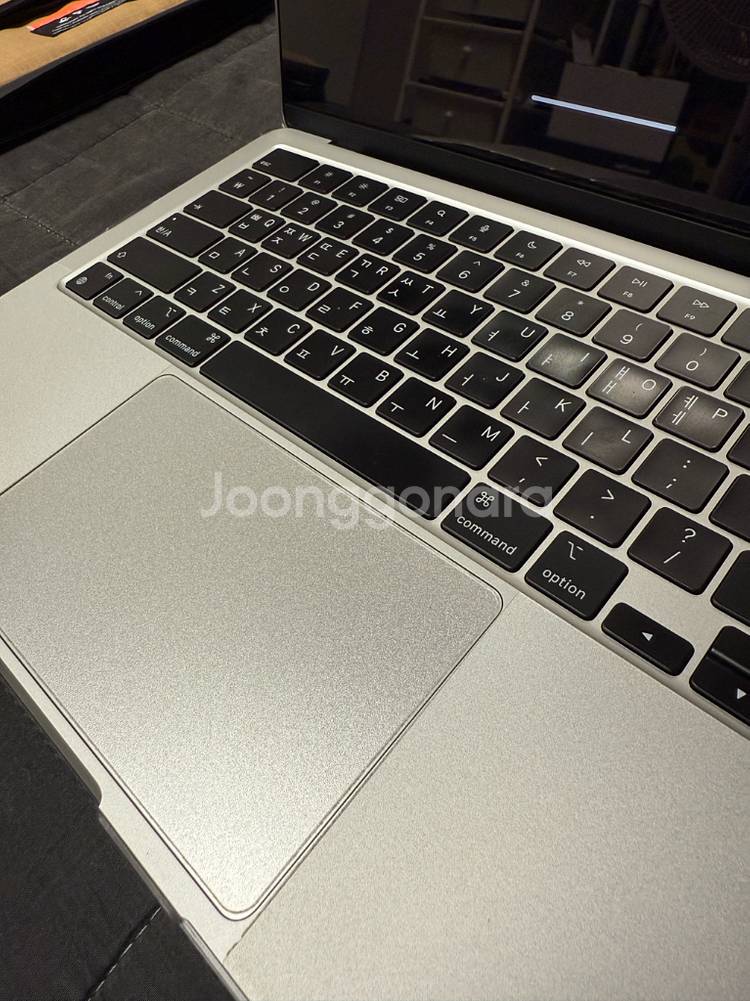 맥북에어 m2 13인치 램24GB 용량512gb 실버--15