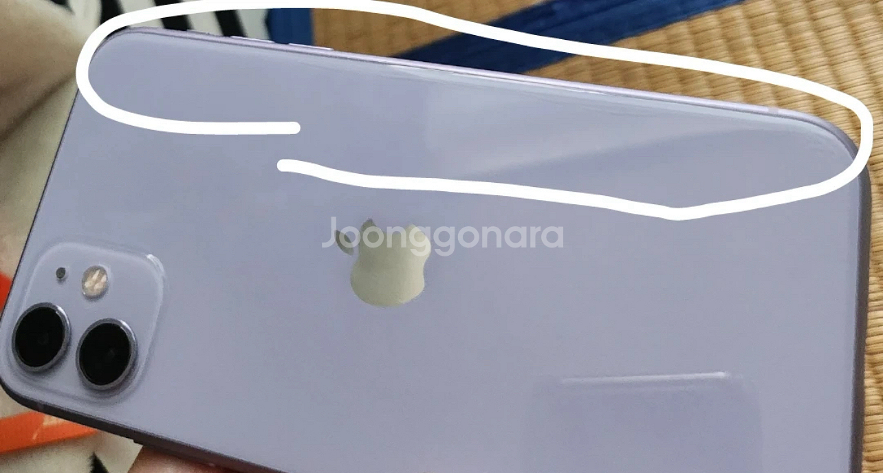 아이폰 11 퍼플 128GB A급--5