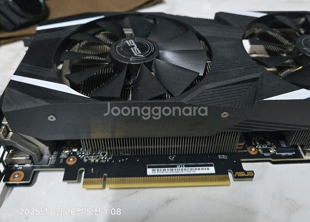 아수스 RTX 2060 6G 단품 팝니다--2