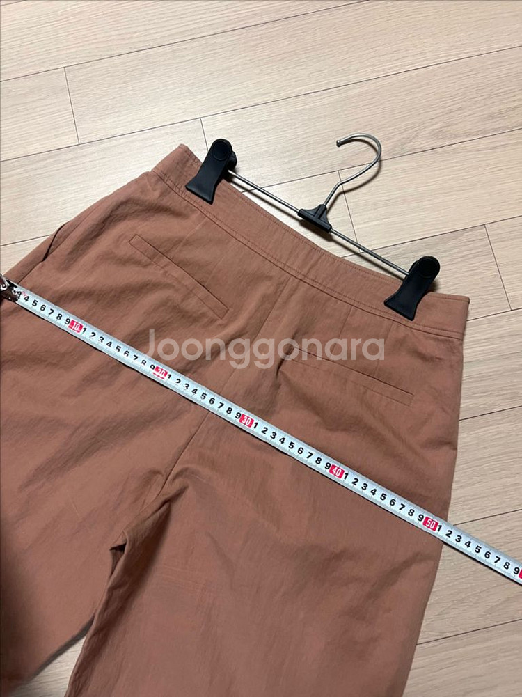 랑방컬렉션 바스락 코튼 핀턱 와이드 팬츠 바지 슬랙스--4