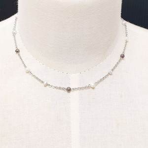 Elegant Pearl Chain Necklace