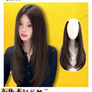 C컬 레이어드 헤어피스