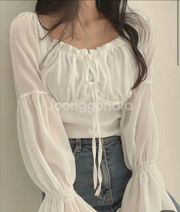 퓨어 블라우스--0