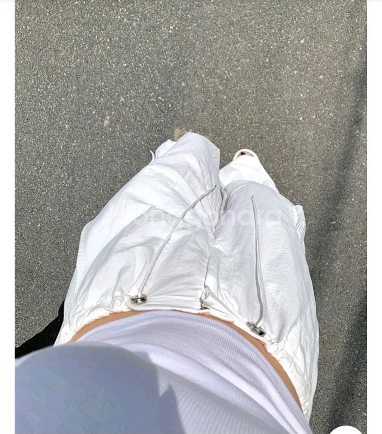밑단 스트링 바스락 카고팬츠 수입의류--3