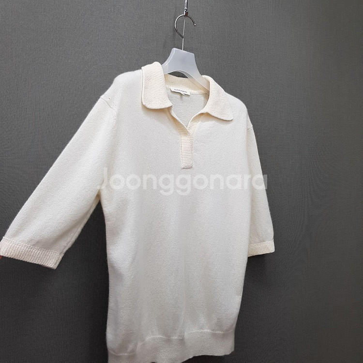 한섬 2021 더캐시미어 캐시미어 반팔니트 90--2