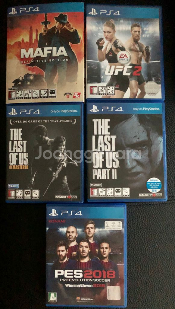 플스4 마피아 라오어 UFC2 PES2018 판매--0