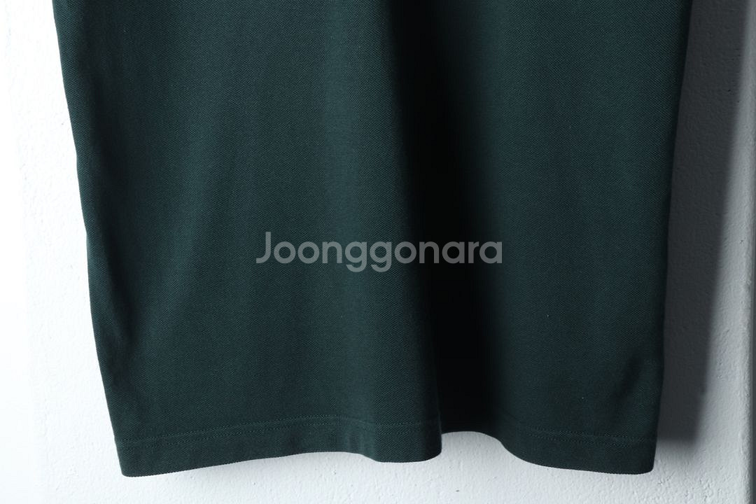(M) 아디다스 반팔 카라 티셔츠 오리지널 그린--3