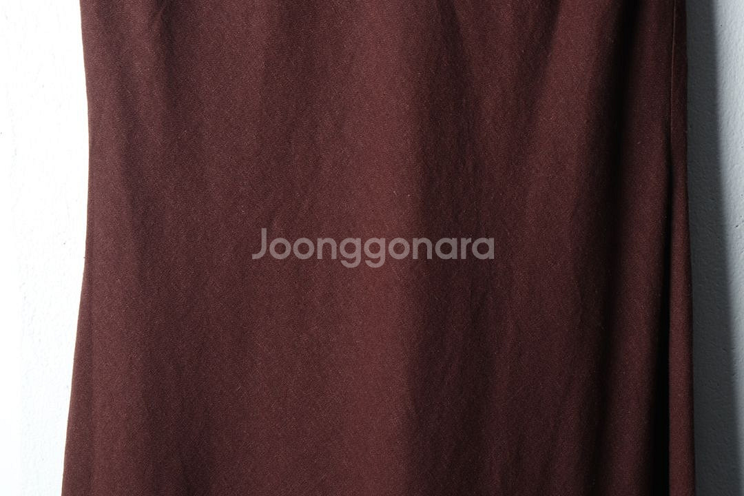 W(L) 브랜드빈티지 드레스 원피스 민소매 브라운--3