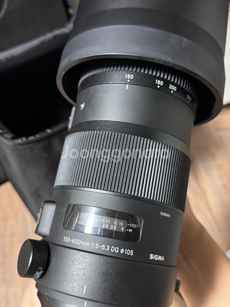 시그마 S 150-600mm 캐논 + 울란지 TB12--4