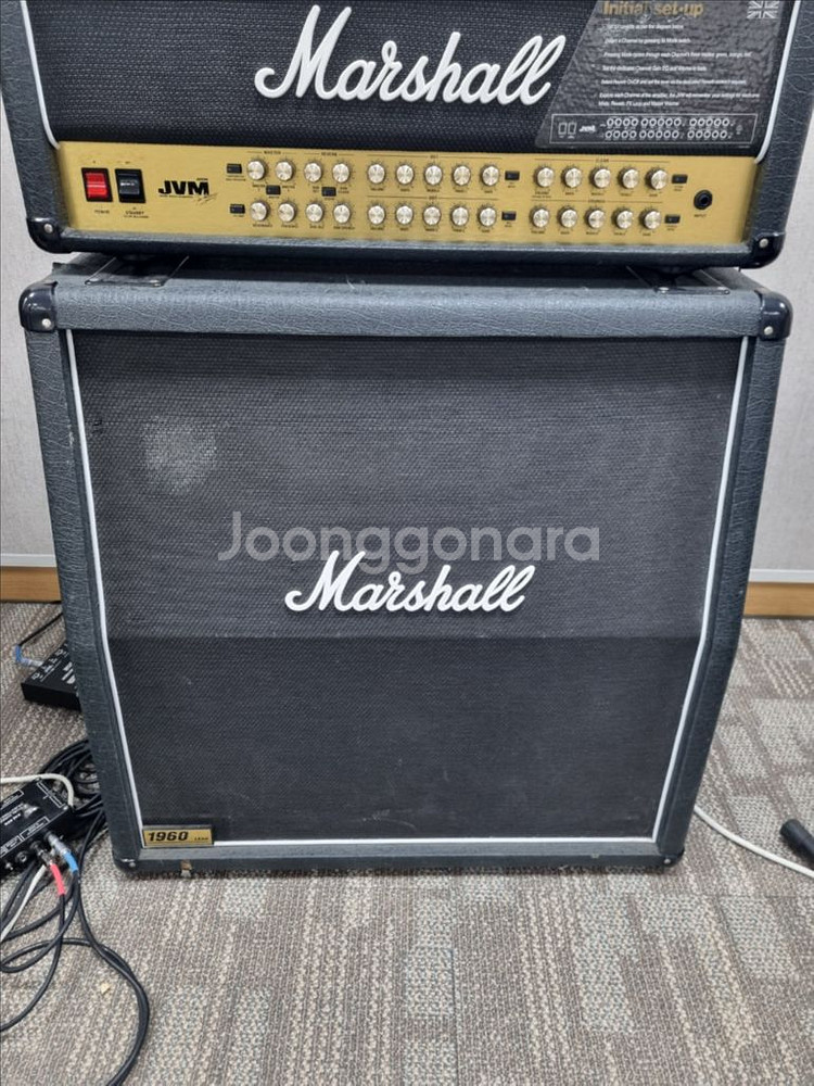Marshall JVM410H 헤드, 케비넷 세트 판매--0