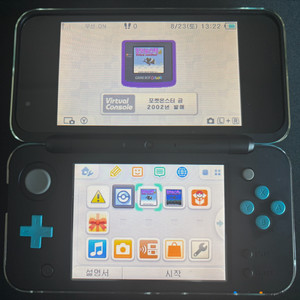 닌텐도 New 2DS XL 순정 포켓몬뱅크, 금, 은