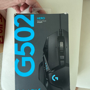 로지텍 G502 HERO 게이밍 마우스+게이밍키보드