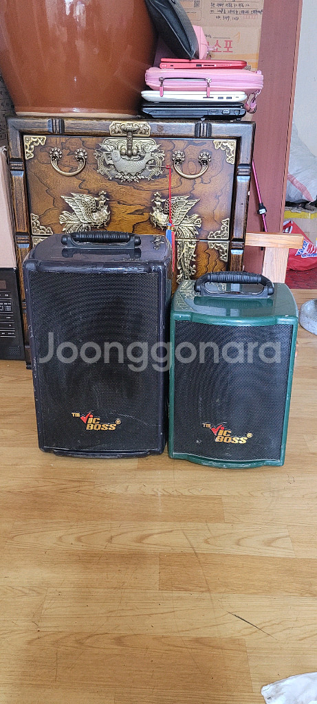 빅보스 앰프 스피커 2개일괄 수리부속용--0