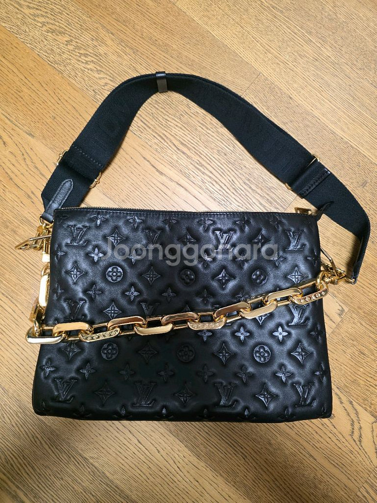 루이비통 쿠상mm 블랙 팝니다--0