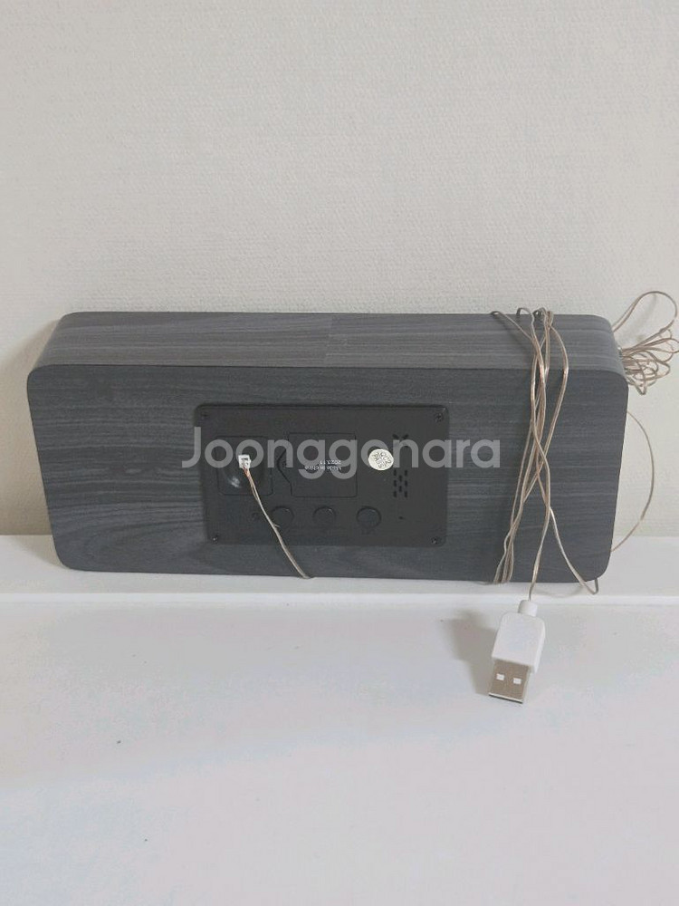 플라이토 우드 LED USB 디지털 탁상 시계 새상품--2