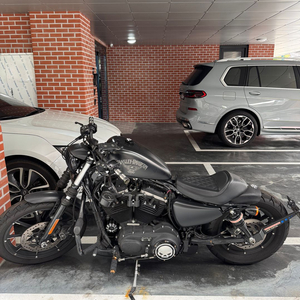 할리데이비슨 아이언 883 17년식 아몬드 풀 바버 커