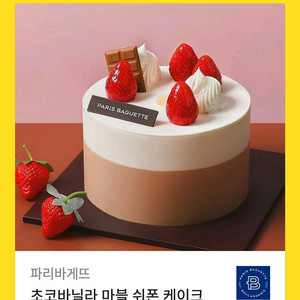 파리바게트 초코바닐라 케이크 30900
