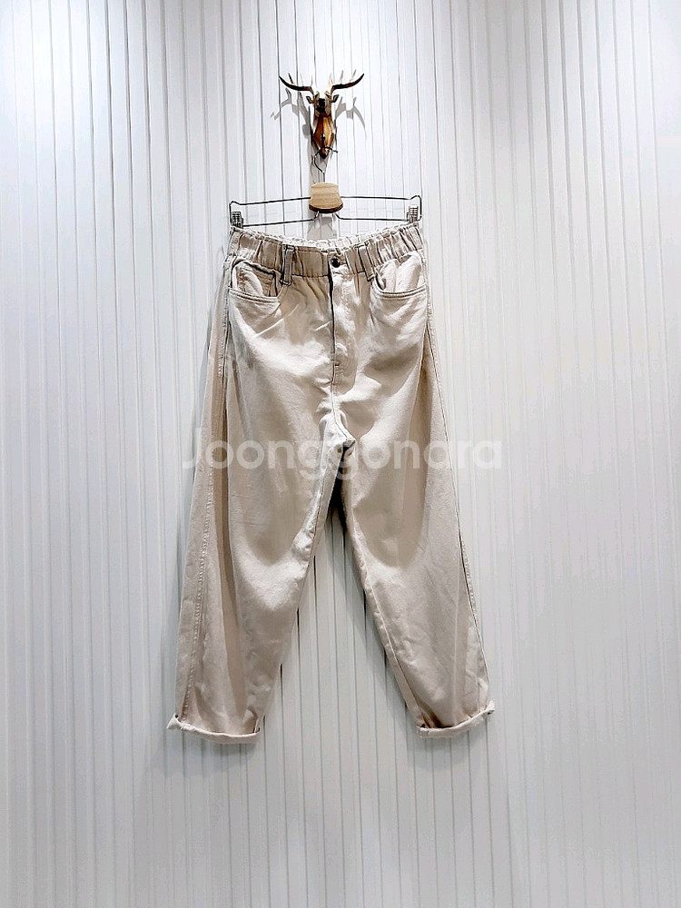 H&M 배기 밴딩 면팬츠 (6/F)--0