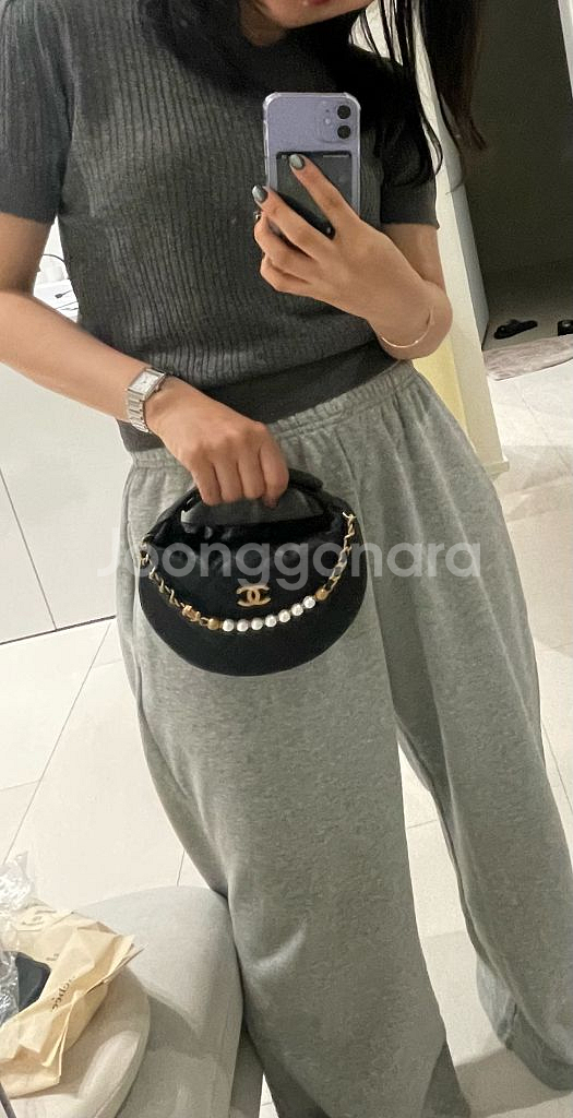 샤넬 미니 호보 탑핸들 ap4584--1