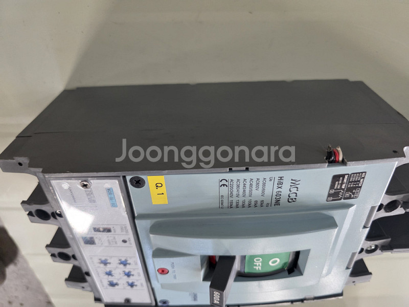 현대일렉트릭 MCCB 배선용 차단기 600A 2대--7