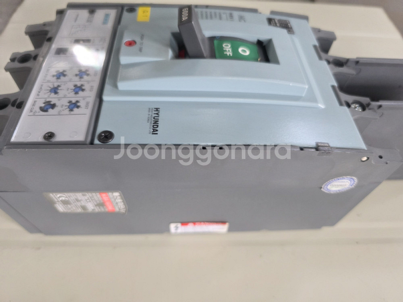 현대일렉트릭 MCCB 배선용 차단기 600A 2대--5