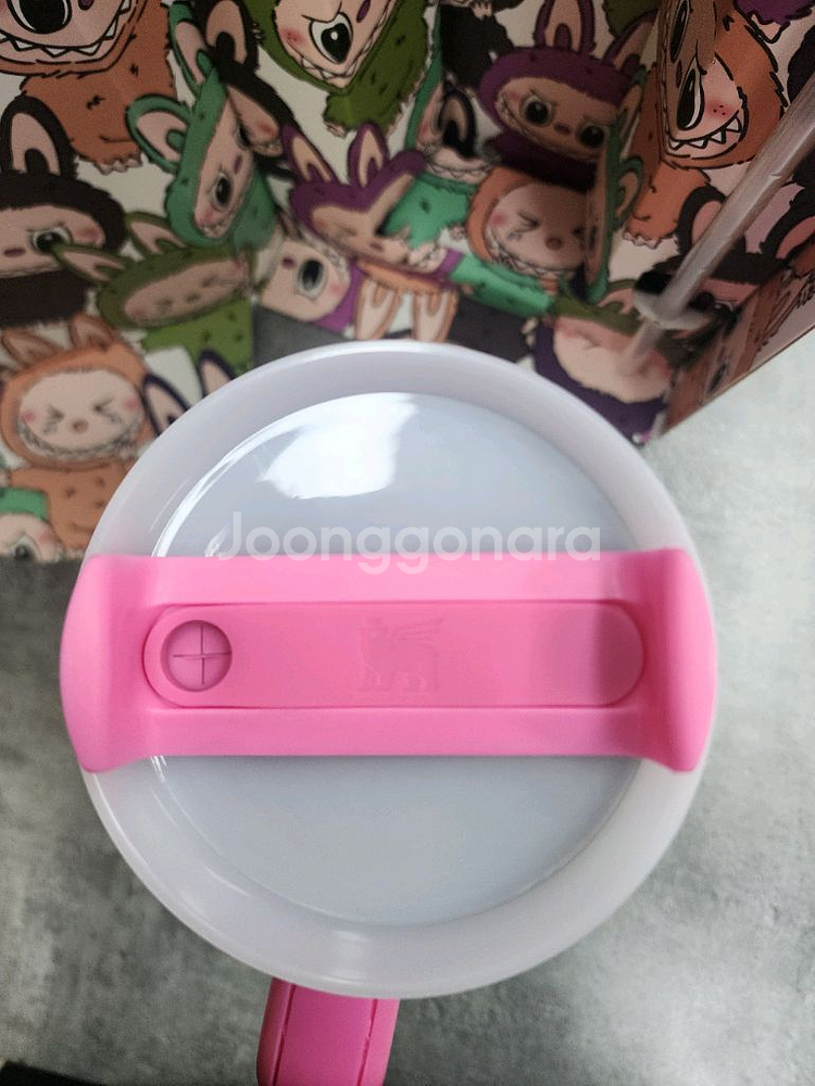(택배비포함) 라부부 스탠리텀블러 판매합니다.--4